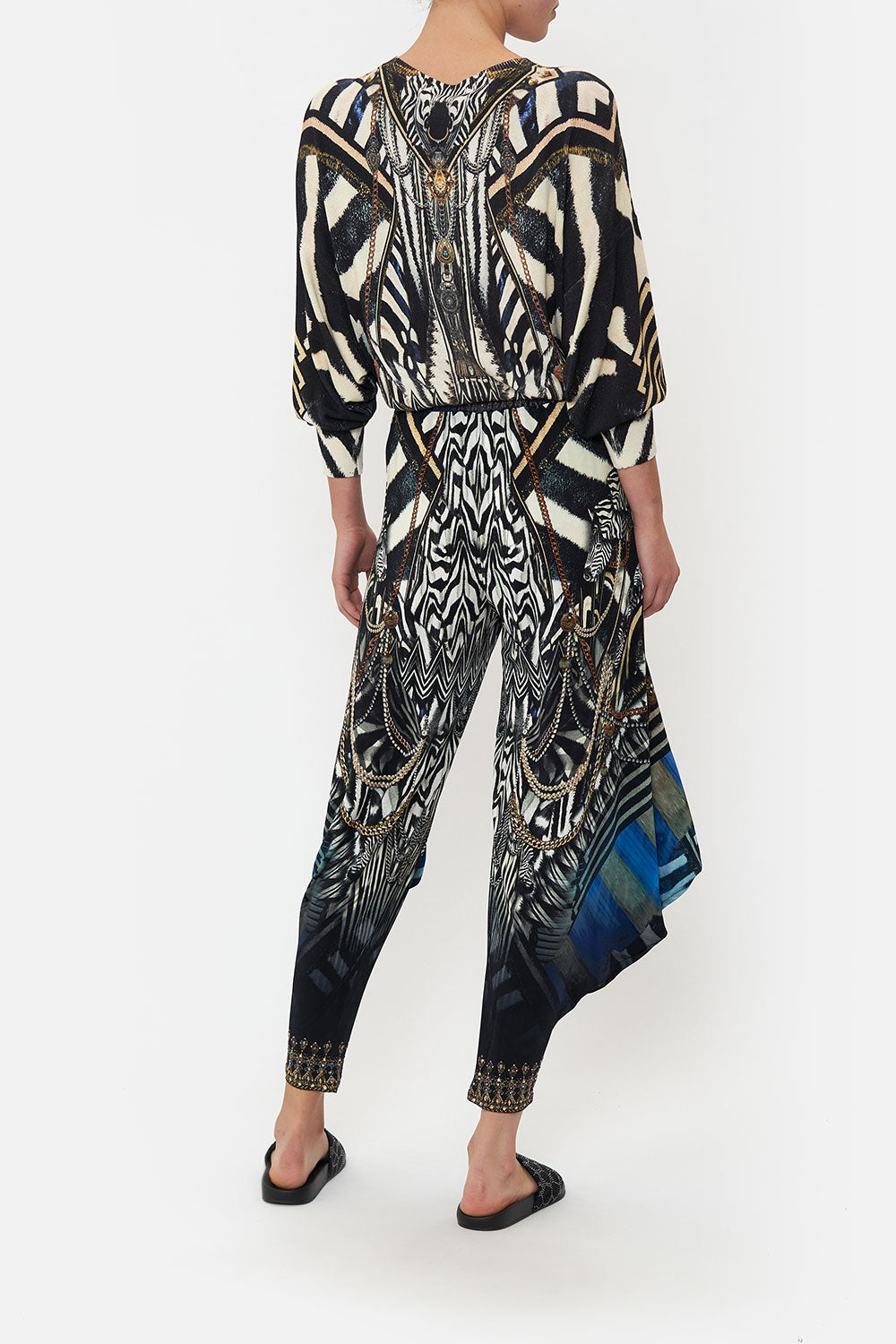 OVERSIZED DROP SHOULDER SIDE SPLIT JUMPER KNIGHT OF THE WILD