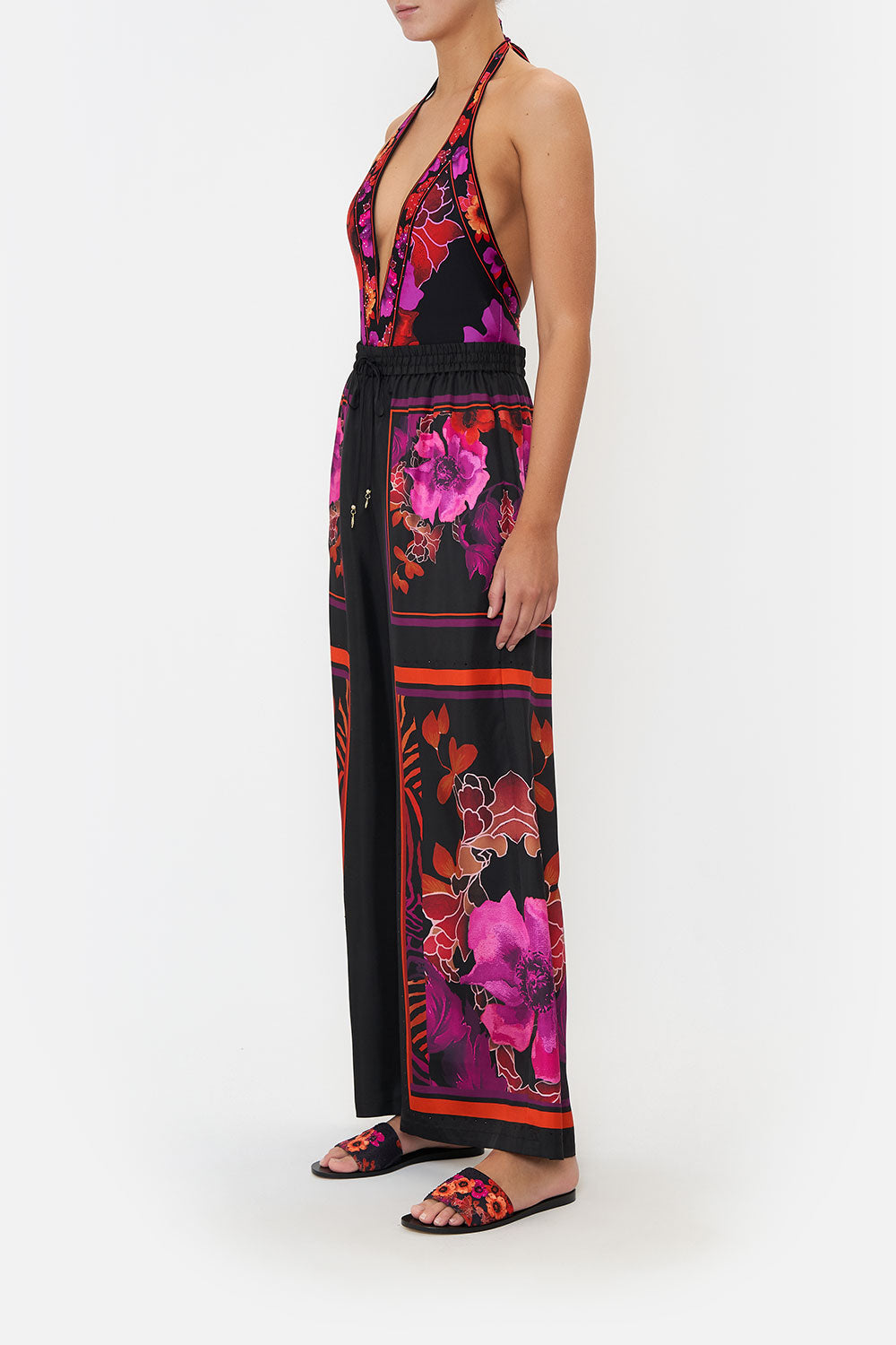 LOUNGE PANT MIDNIGHT POPPY