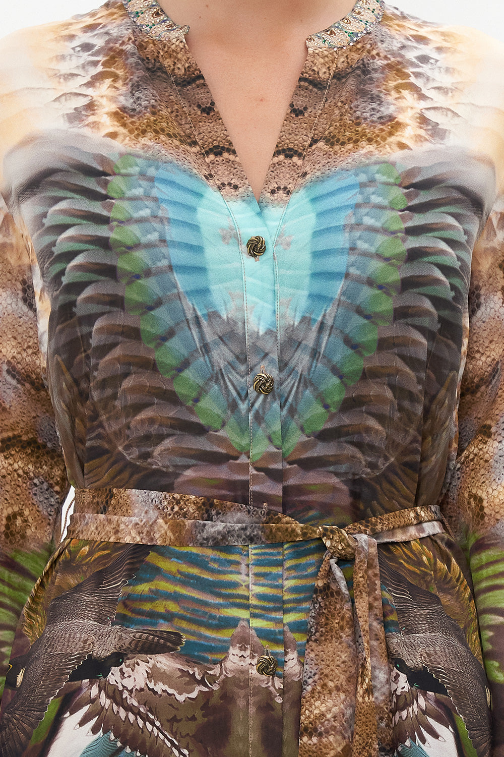 MID LENGTH SHIRT DRESS CALL OF THE FALCON