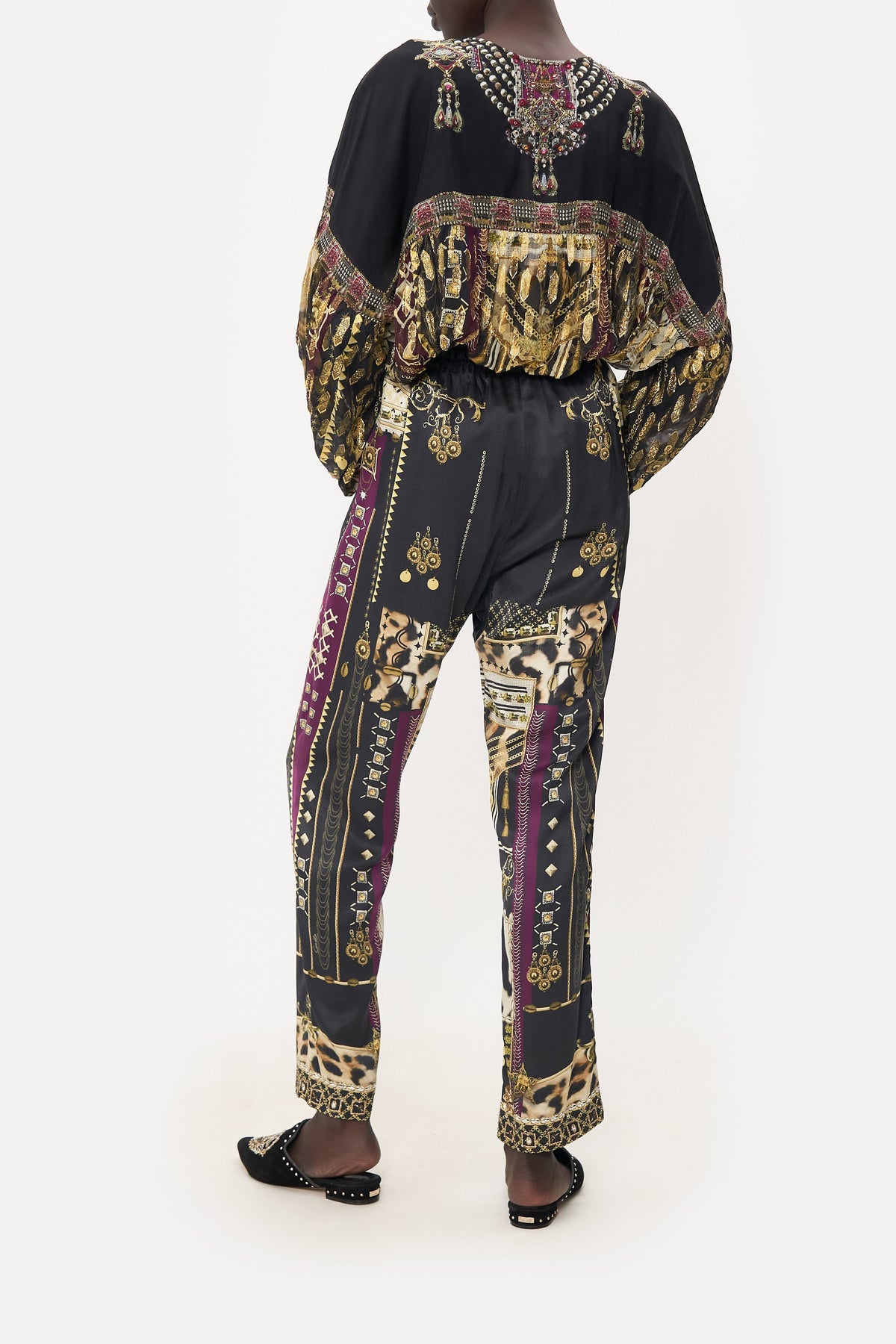 DROP CROTCH SLIM LEG PANT DESERT DREAMS