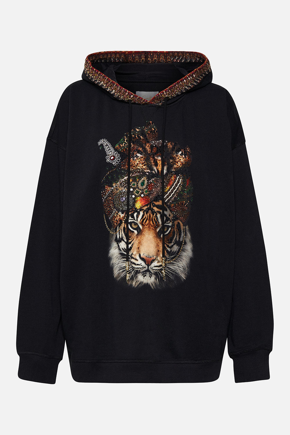 HOODY WITH POCKETS SURREALIST XANADU