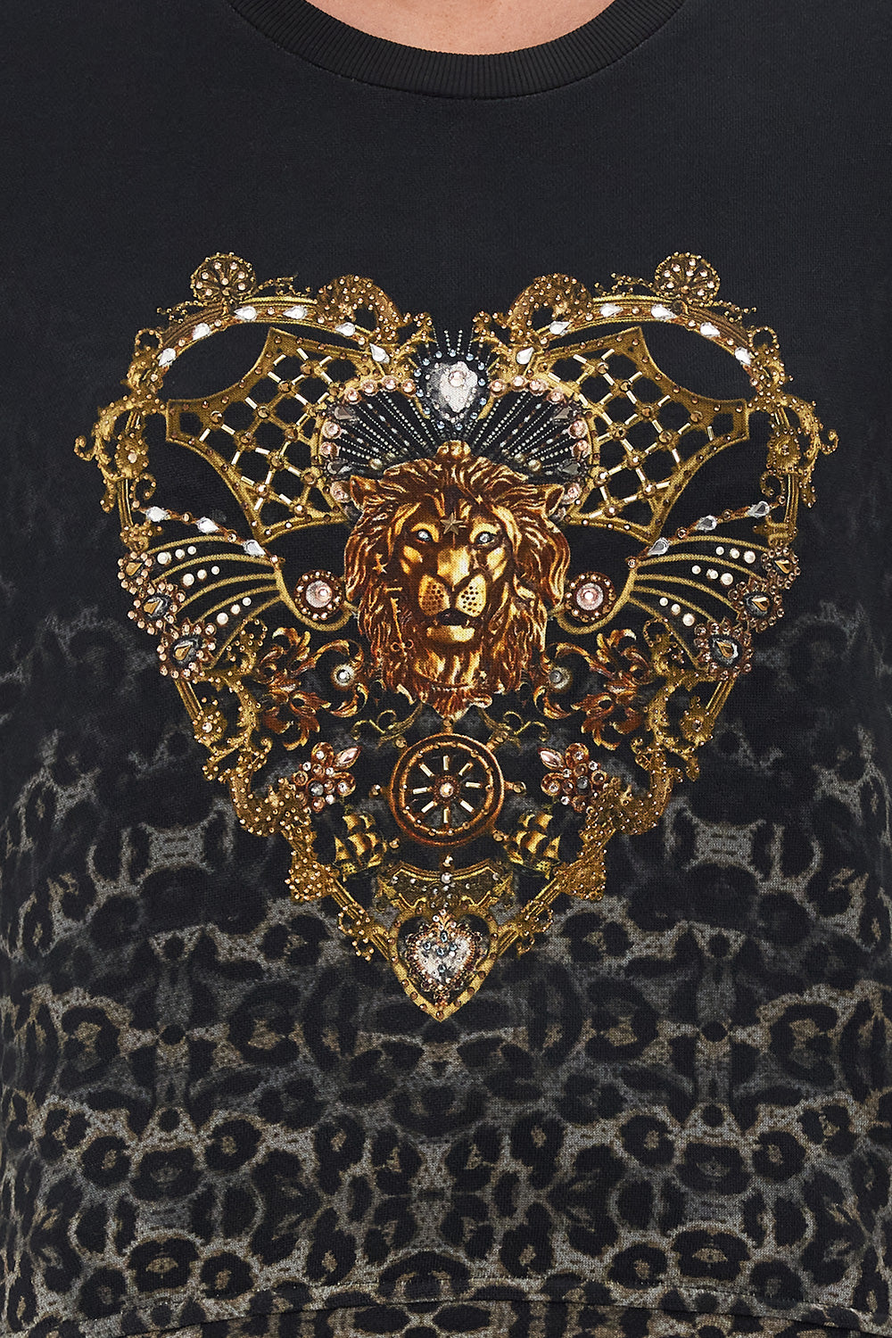 SHORT RELAXED SWEATER SHADOWS OF ARMADA LOUNGE