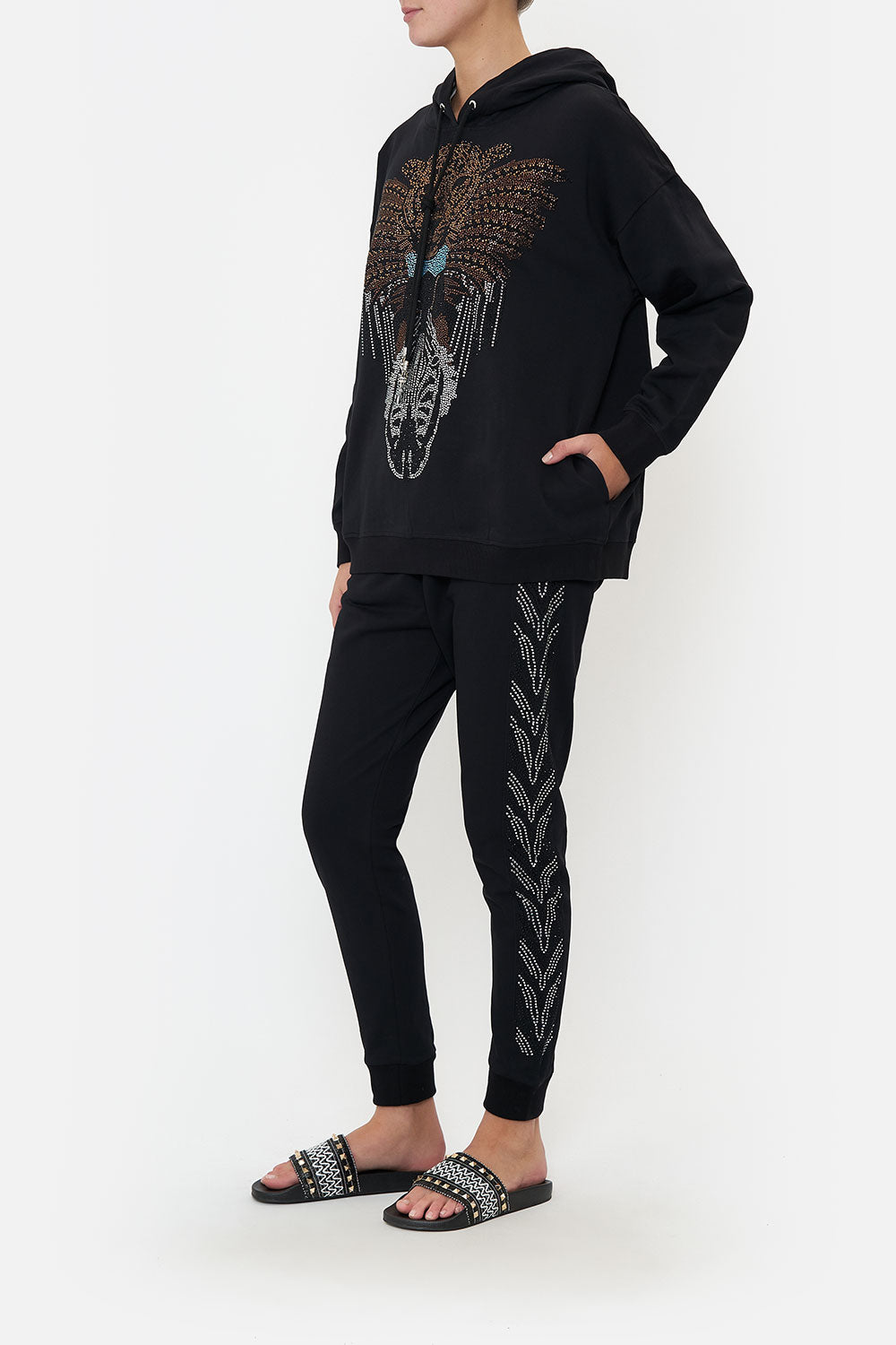 HOODY SWEATER WITH POCKETS KNIGHT OF THE WILD