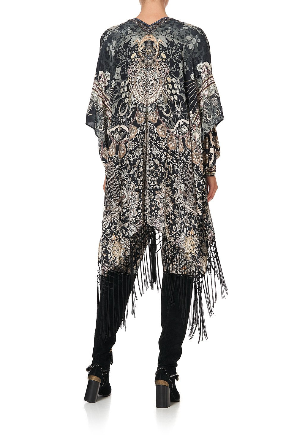 SQUARE DRAPED LAYER DUST HER OFF