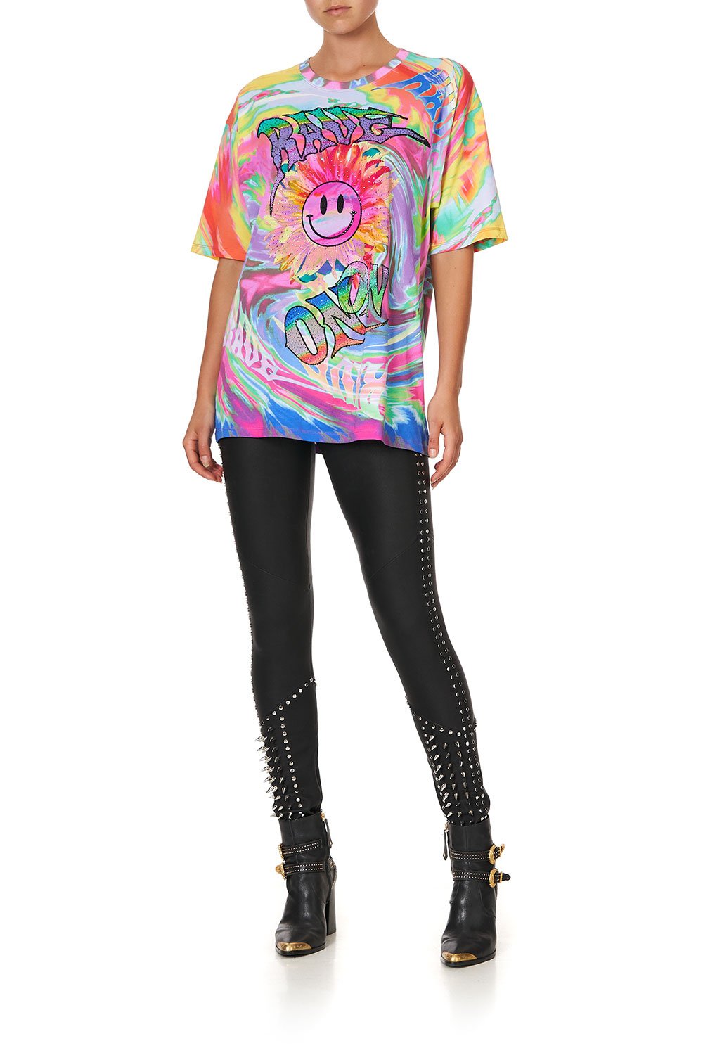 OVERSIZE BAND TEE TRANCE TEMPTATION