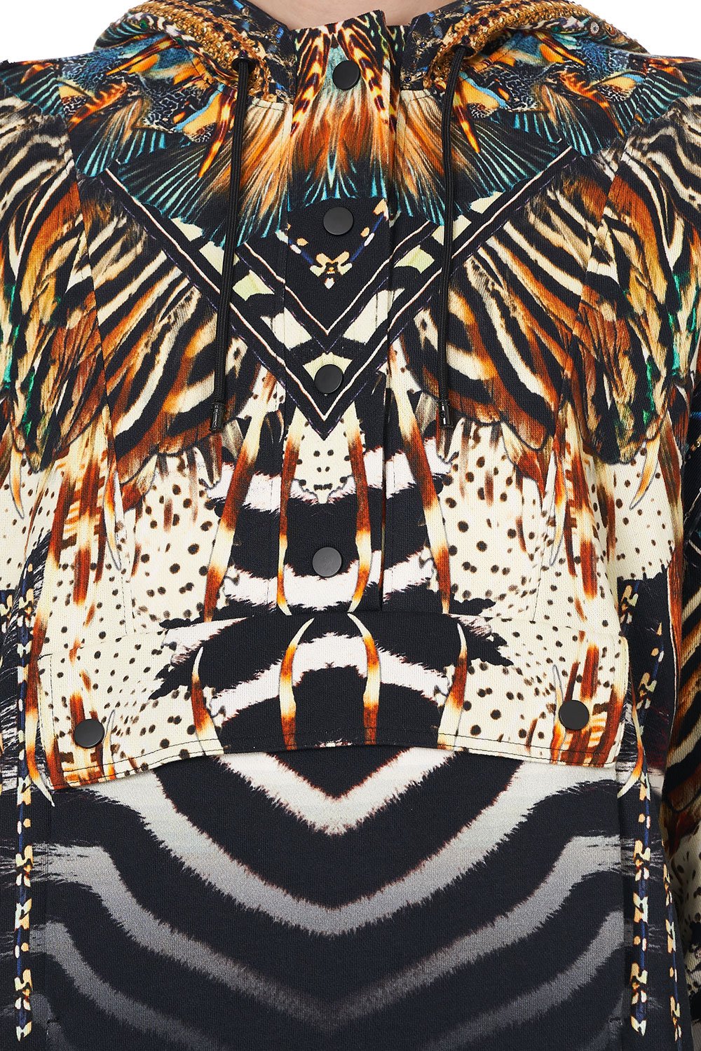 HOODIE WITH FRONT OPENING LOST PARADISE