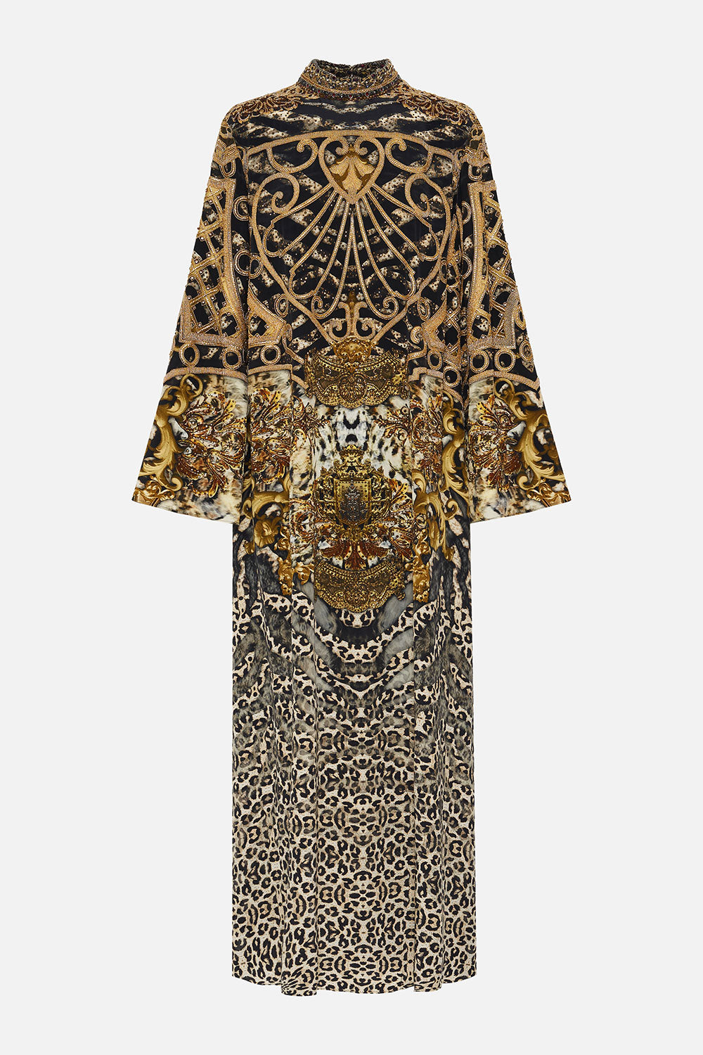 HIGH NECK LONG SLEEVE DRESS ARMADA