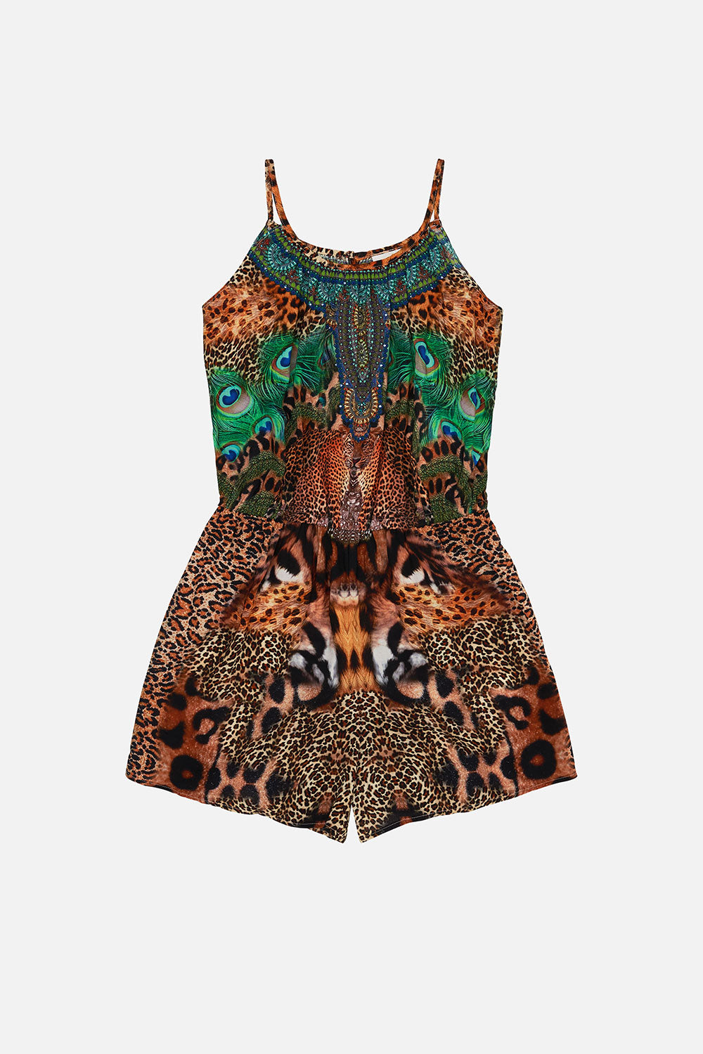 KIDS SHOESTRING STRAP PLAYSUIT 4-10 SURREALIST XANADU