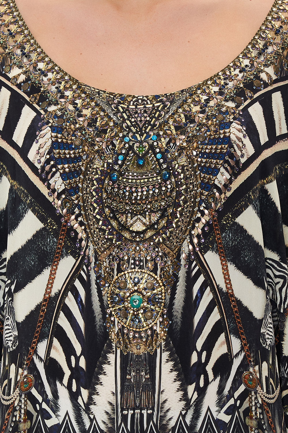 SHORT ROUND NECK KAFTAN KNIGHT OF THE WILD