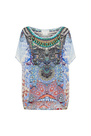 LOOSE FIT ROUND NECK TEE CONCUBINE REALM