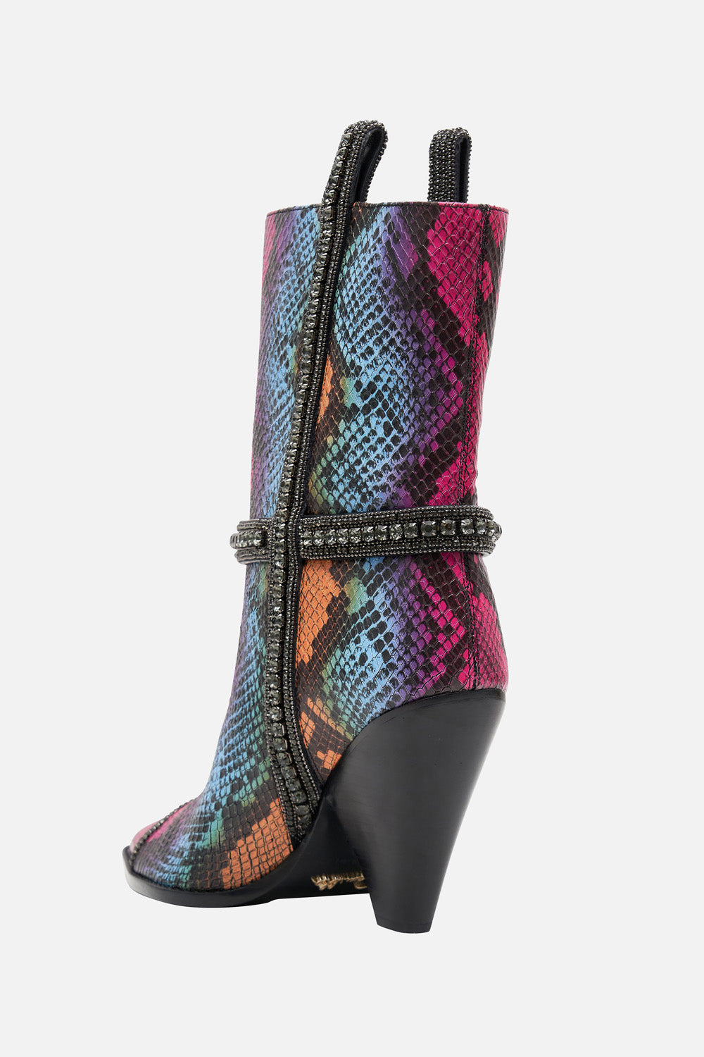 CALF LENGTH HEELED BOOT MULTI