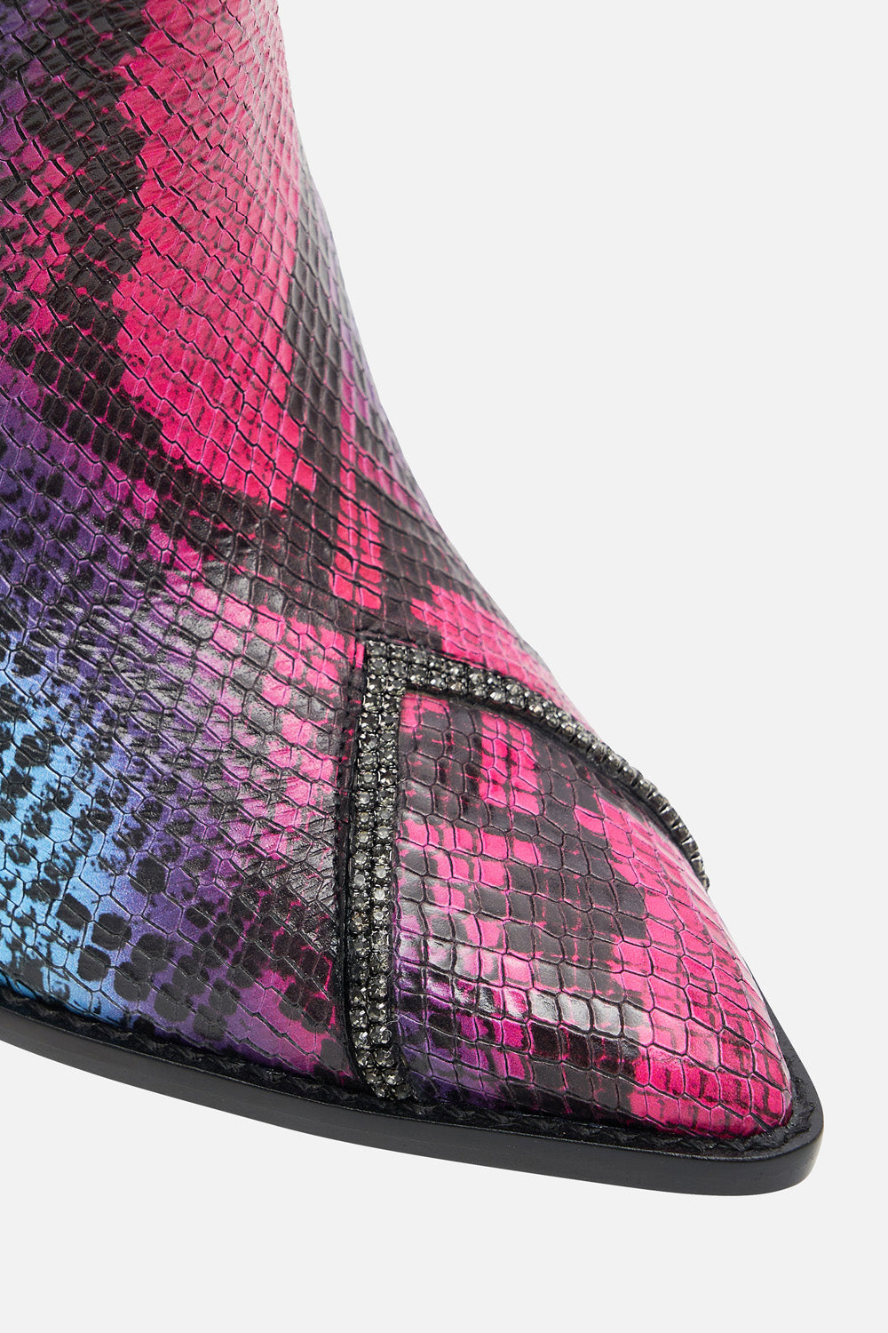 CALF LENGTH HEELED BOOT MULTI