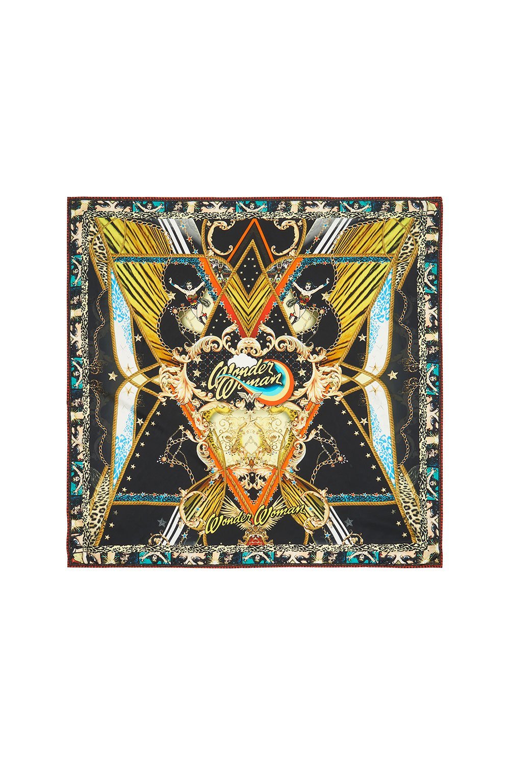 LARGE SQUARE SCARF WONDER WOMAN