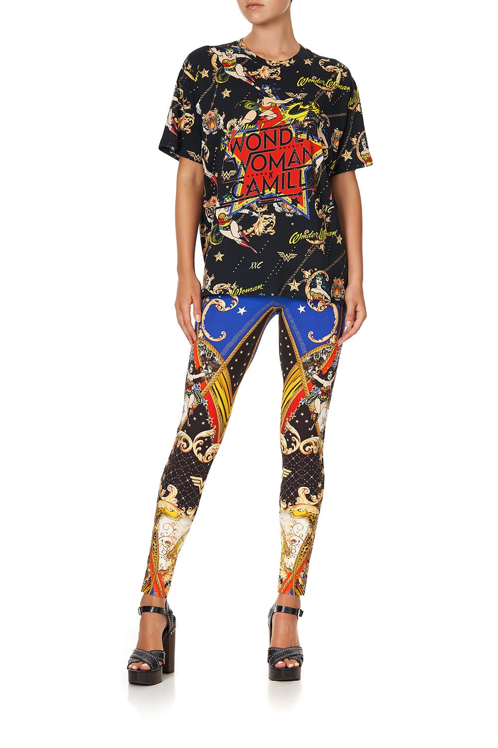 OVERSIZE BAND TEE WONDER WOMAN