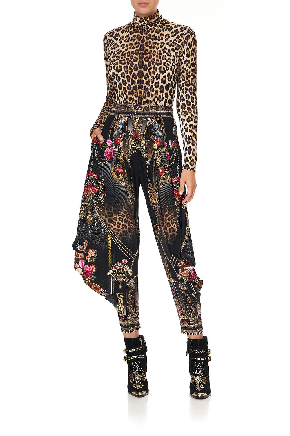 JERSEY DRAPE PANT WITH POCKET GOTHIC GODDESS