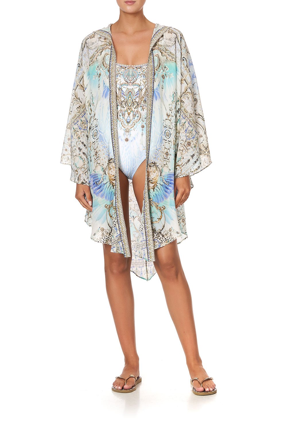 SHAPED HEM LAYER WITH HOOD GATSBYS GIRL