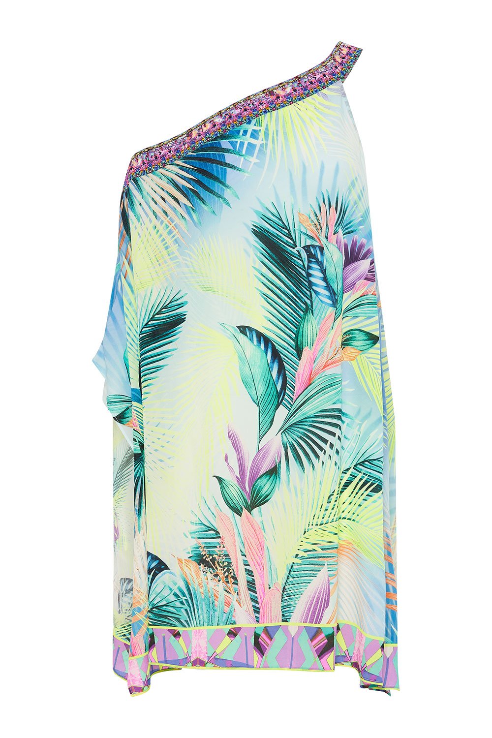 ONE SHOULDER SHORT KAFTAN WHATS YOUR VICE