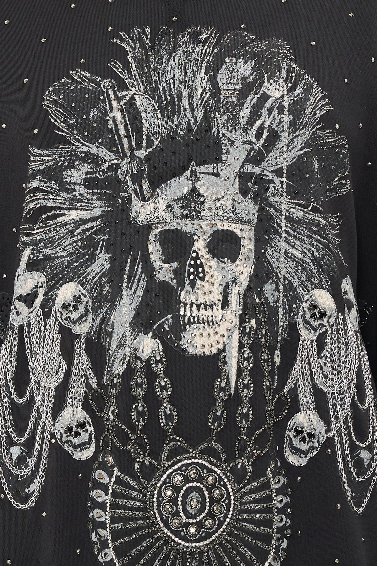 BOYFRIEND HOODIE WITH SIDE POCKET ANIMAL ANARCHY