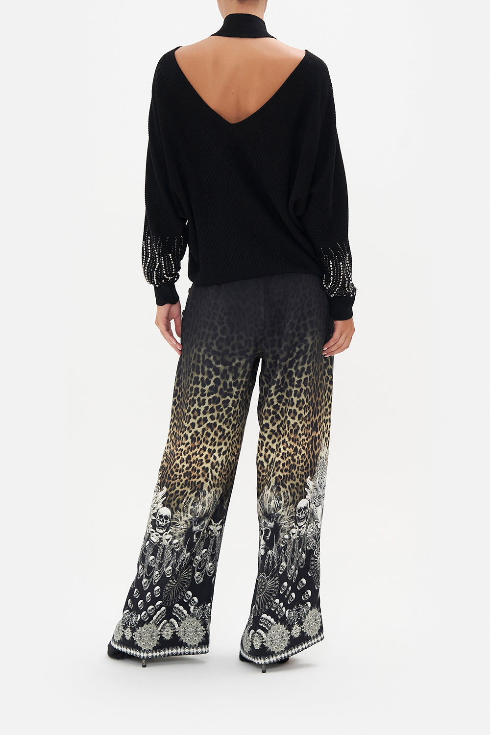 CUT OUT SHOULDER KNIT ORDER OF DISORDER