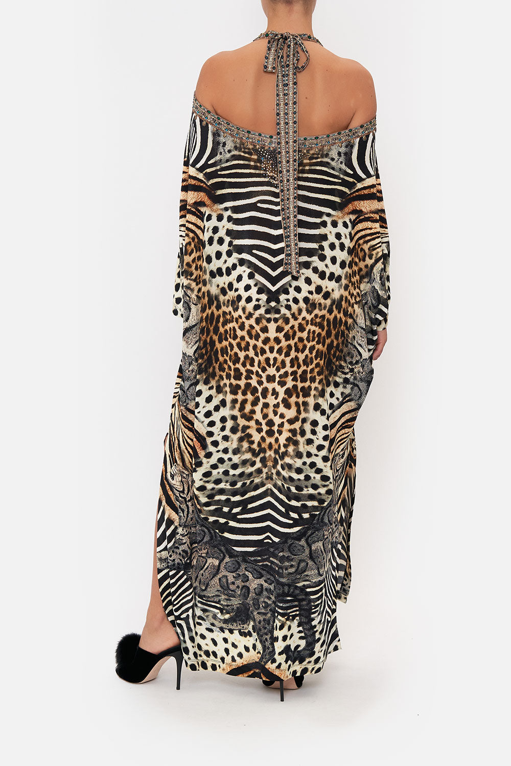 CUTAWAY SHOULDER KAFTAN FOR THE LOVE OF LEO