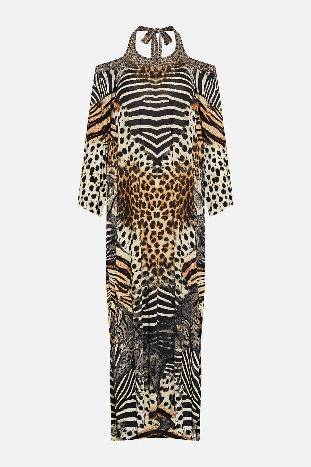 CUTAWAY SHOULDER KAFTAN FOR THE LOVE OF LEO