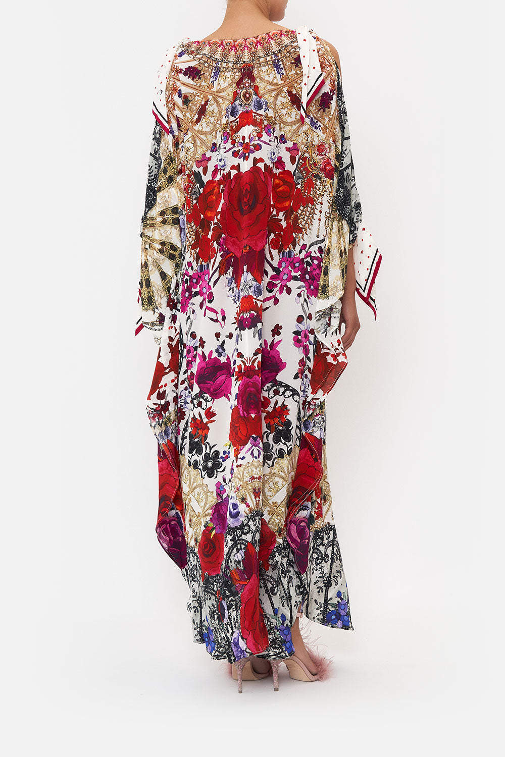 SCARF TIE KAFTAN REIGN OF ROSES