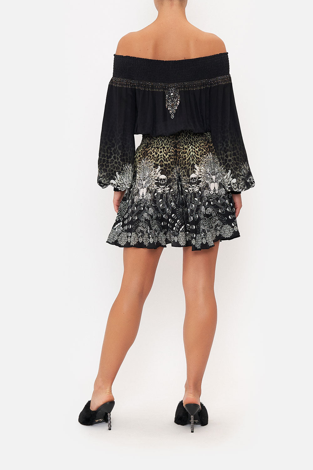 OFF SHOULDER SHORT DRESS ORDER OF DISORDER