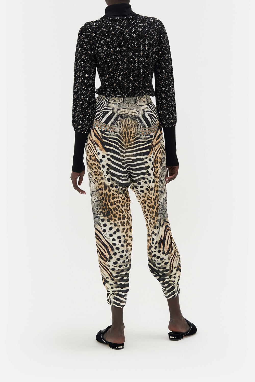 DROP CROTCH TRACK PANT FOR THE LOVE OF LEO