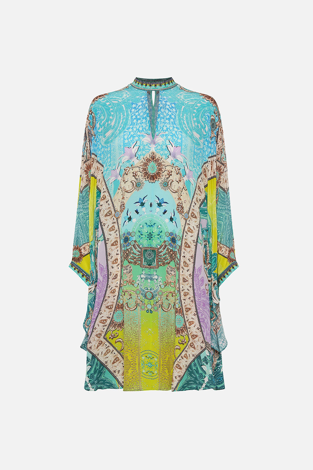 SHORT KAFTAN WITH HIGH NECK TURN BACK TIME