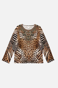 KIDS LONG SLEEVE TOP 12-14 FOR THE LOVE OF LEO