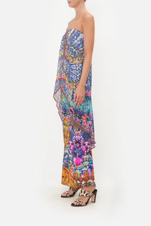 STRAPLESS OVERLAY JUMPSUIT LUCKY CHARMS