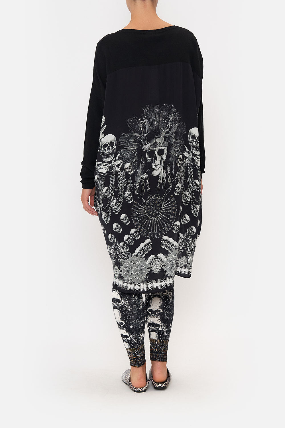 LONG SLEEVE JUMPER WITH PRINT BACK ORDER OF DISORDER