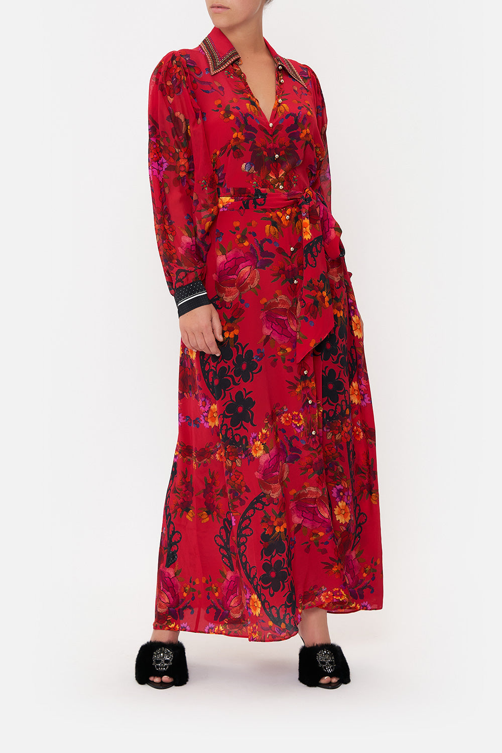 CURVED COLLAR SHIRT DRESS WHAT LIES BENEATH