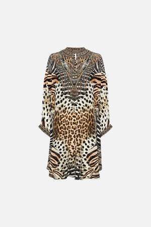 SHORT KAFTAN WITH HIGH NECK FOR THE LOVE OF LEO