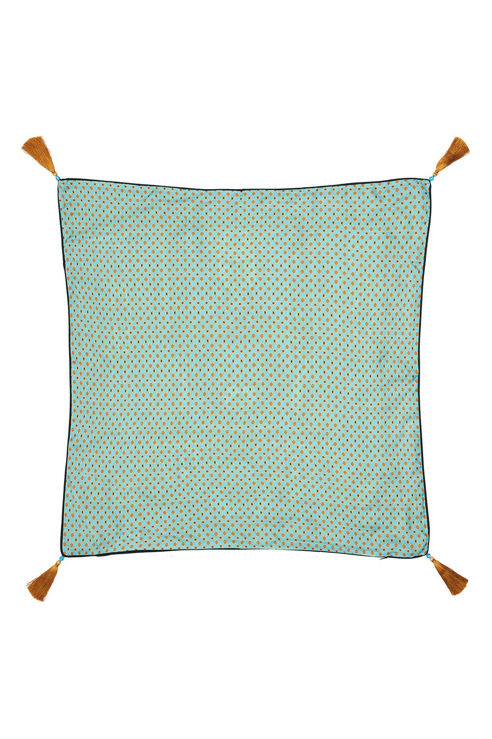 LARGE SQUARE CUSHION DRIPPING IN DECADENCE