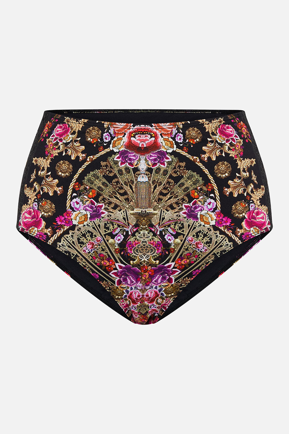 HIGH WAISTED PANT WITH TRIM DANCE WITH DUENDE