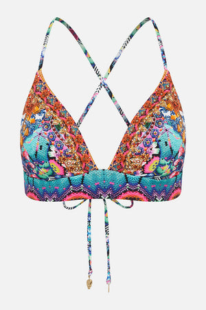 LACE BACK TRI BRA LUCKY CHARMS