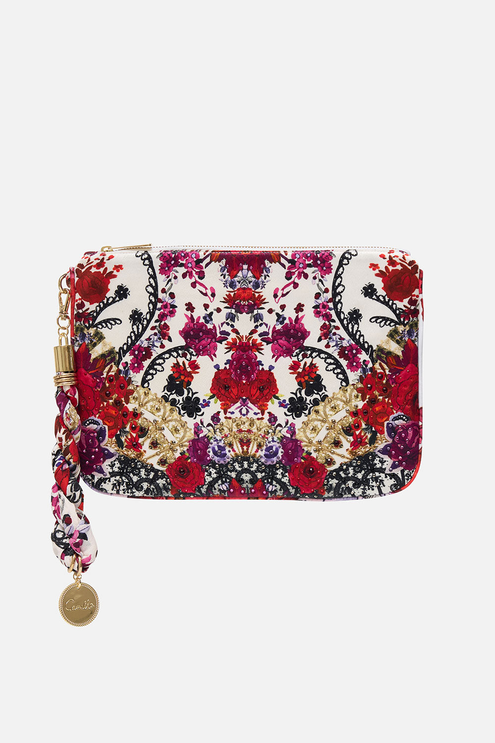 SCARF CLUTCH REIGN OF ROSES