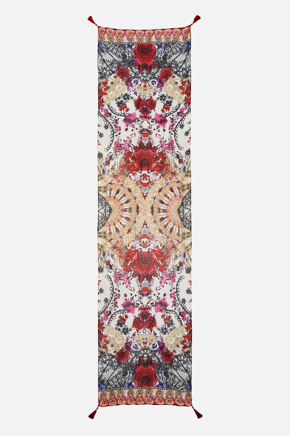 LONG SCARF REIGN OF ROSES