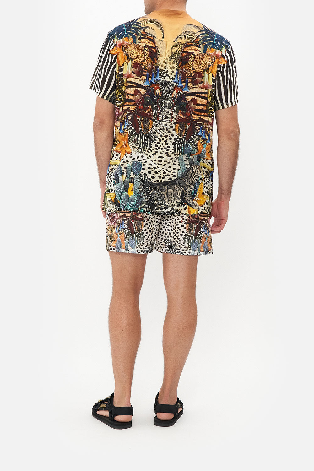 SHORT SLEEVE MANDARIN SHIRT NATURAL INSTINCT