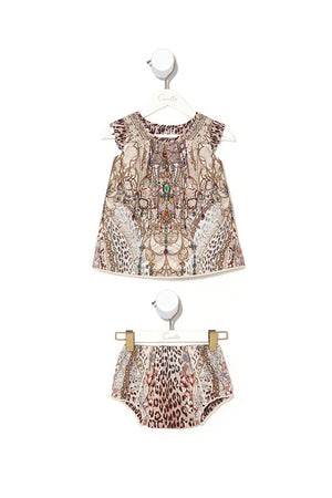BABIES TOP AND BLOOMER SET ALL IS NOUVEAU