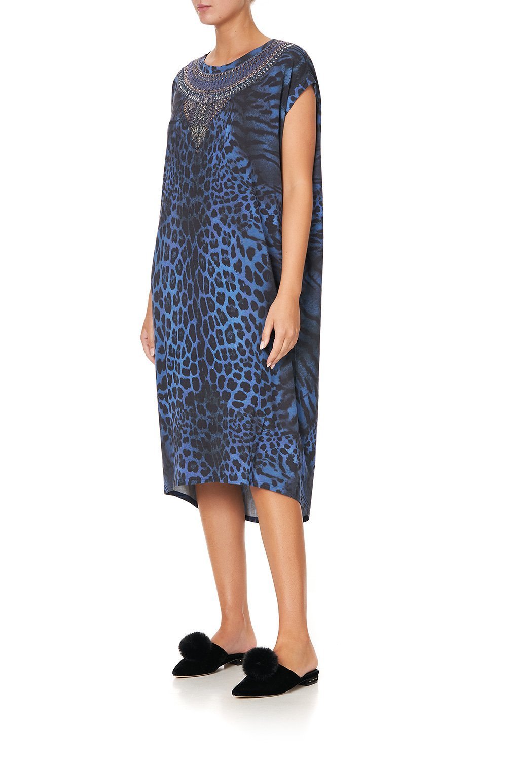 EXTENDED SHOULDER DRESS THE CATS MEOW