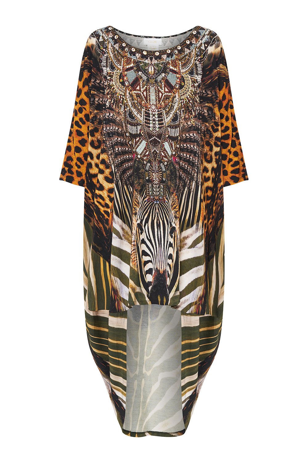 SCOOP BACK HEM DRESS NINE LIVES