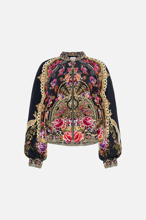 BOMBER JACKET WITH SHIRRED CUFF DANCE WITH DUENDE
