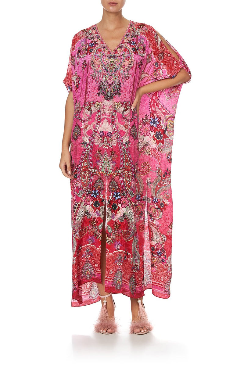 SLIM FIT KAFTAN WITH SPLIT TEMPLE TEMPTRESS main image 0