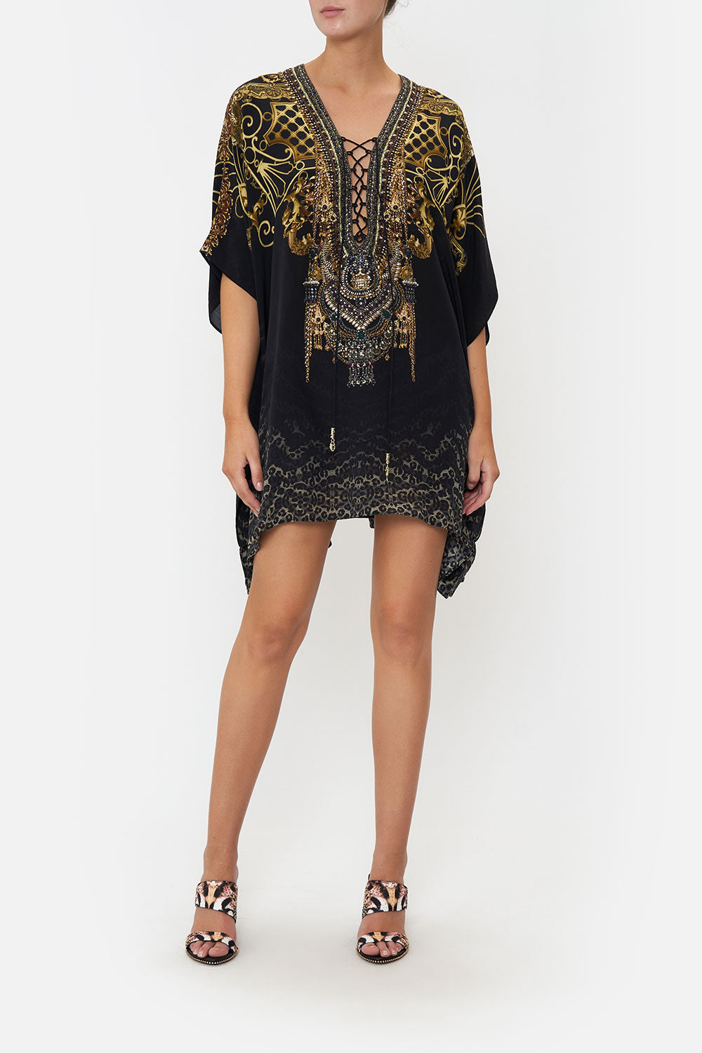 SHORT LACE UP KAFTAN SHADOWS OF ARMADA