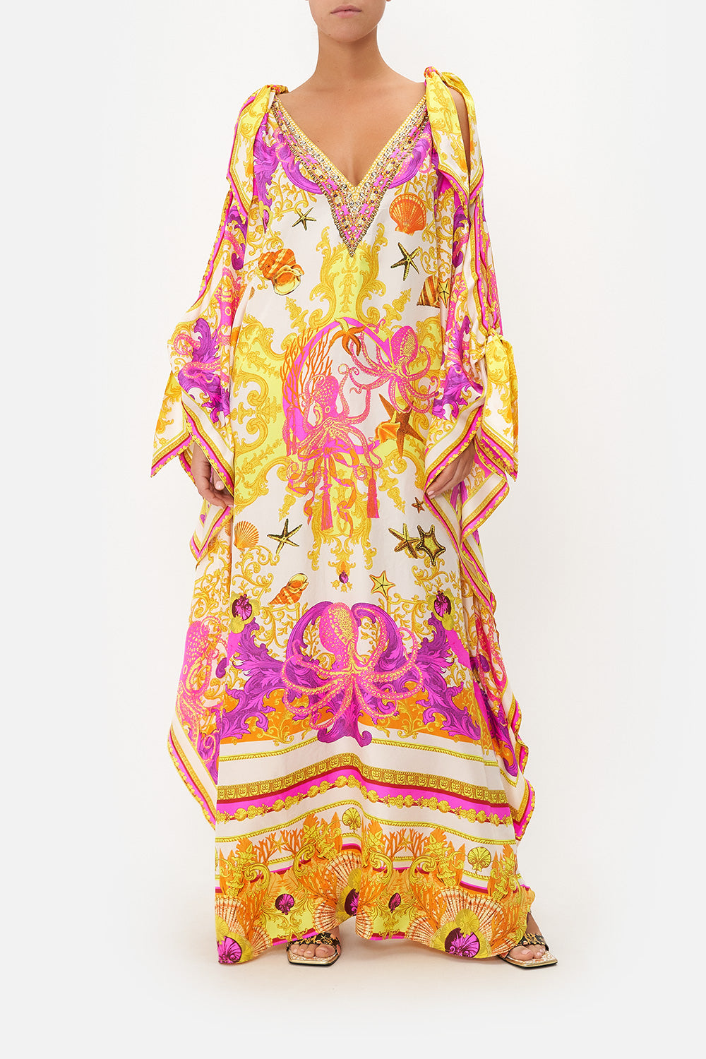 SCARF TIE KAFTAN SQUID SQUAD