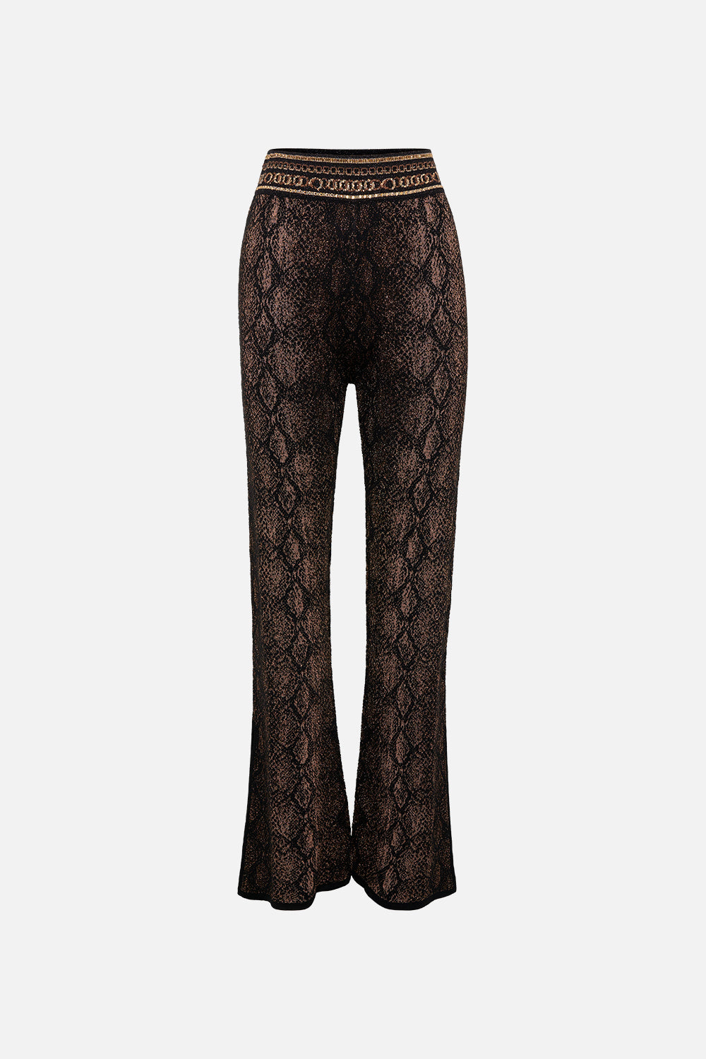 SPLIT FLARE KNIT PANT WILD HORSES