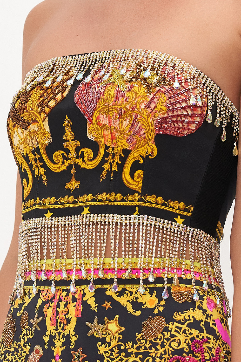 CROPPED CORSET OCTOPIA