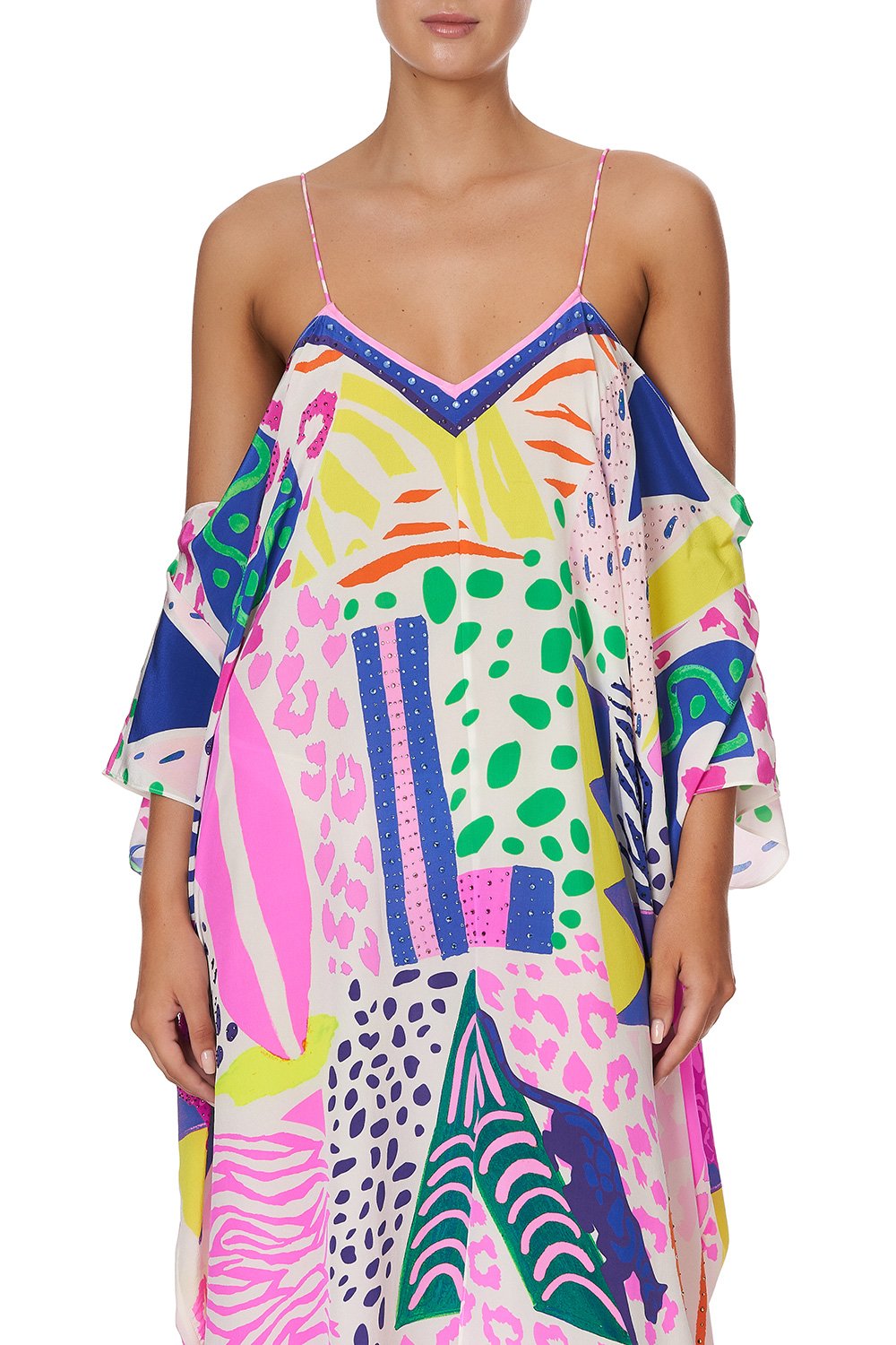 SHOESTRING STRAP KAFTAN BONZA BABE